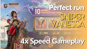 The Bazaar | Vanessa Meta - Deadly Sniper Perfect Run | 4x Speed Gameplay