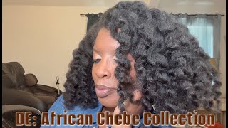 Chunky Flat Twists Using Design Essentials African Chebe Products