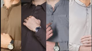 Casual Men's Clothing ||Stylish Designer Button Patti Designs For Men's Kurta ||Kameez Shalwar Suits screenshot 5
