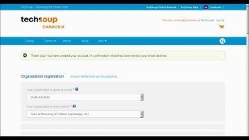 How to register in TechSoup