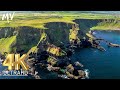 Relaxing Celtic Music - Irish & Scottish landscapes in 4K - Peaceful  Flute and Cello Music.