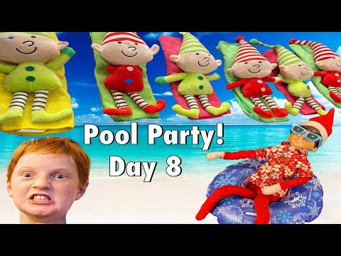 elf-on-the-shelf-pool-party!!!-🎱shelf-elf-day-8