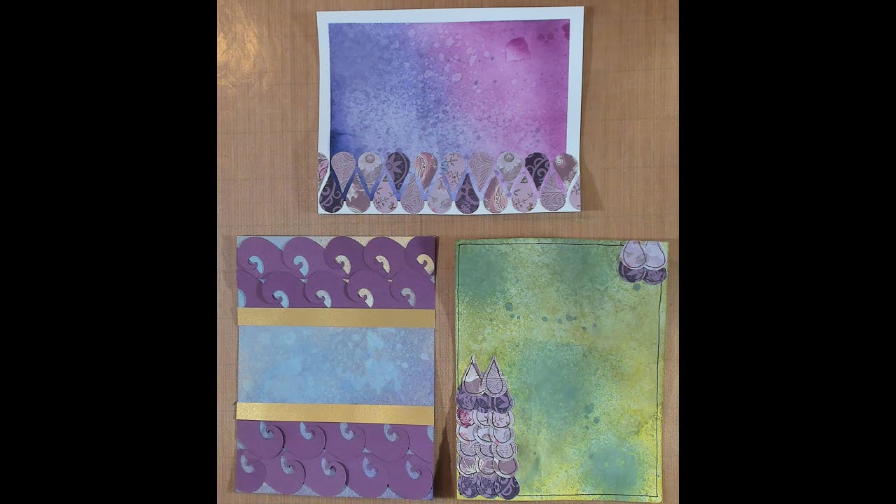 Scrap Your Scraps - Ink & Bitty Bits Cards - YouTube