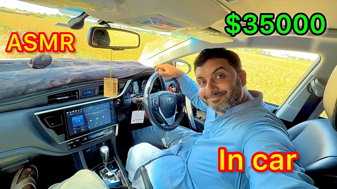 ASMR in $35000 my dream car | ASMR in Toyota grande 