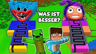 BUFLO vs DENDY POPPY PLAYTIME CHAPTER 5 KÖRPER Labyrinth BAU CHALLENGE in Minecraft!