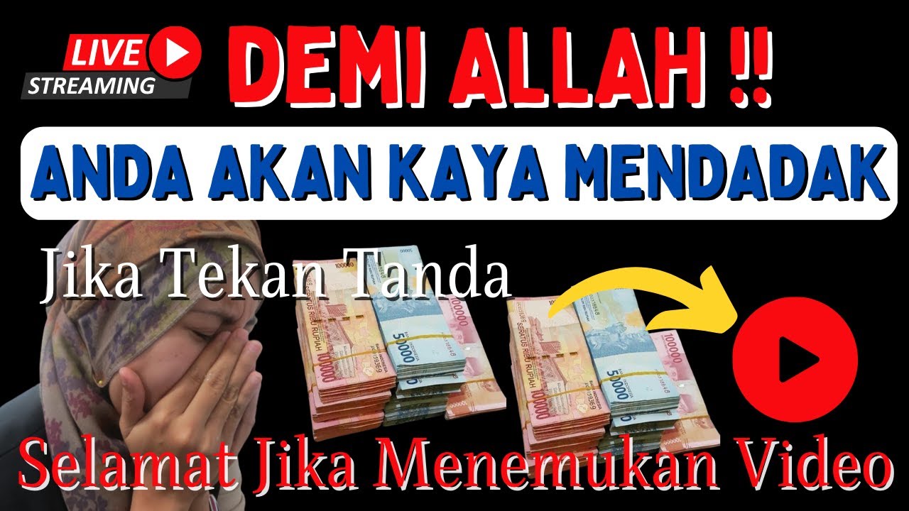 🔴DEMI ALLAH ~ PUTAR SEKARANG ❗ ANDA AKAN KAYA MENDADAK -AMALAN DZIKIR DOA CEPAT KAYA MENDADAK 
