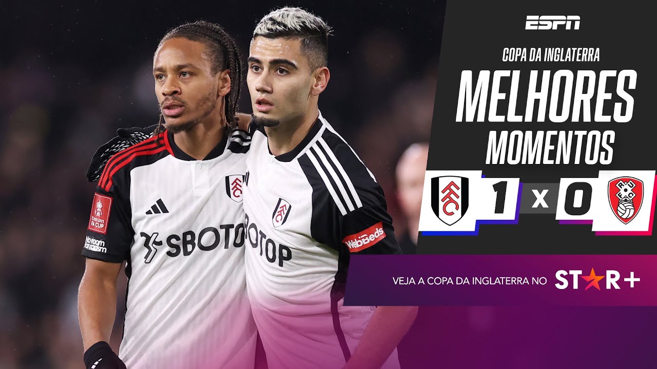 Com Andreas Pereira e Muniz, Fulham bate o Rotherham na Copa da Inglaterra | Melhores Momentos