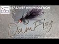 Streamer mini wooly bugger noir