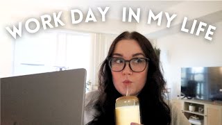 REALISTIC WORK FROM HOME DAY IN MY LIFE *95 job in marketing*