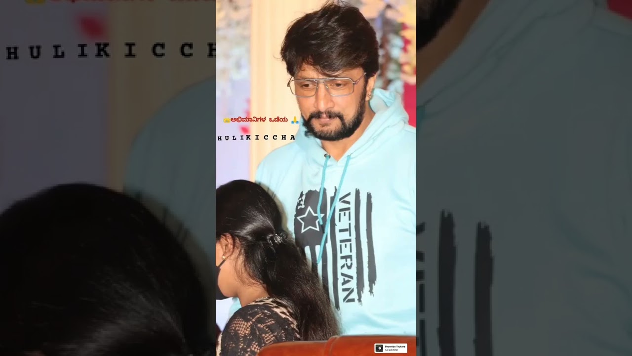 handsome Kiccha Sudeep Anna ♥️🔥👑😎