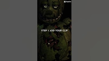 FNAF SPRINGTRAP How to edit #edit #capcut #capcuttemplate #fnaf #shorts #Shorts