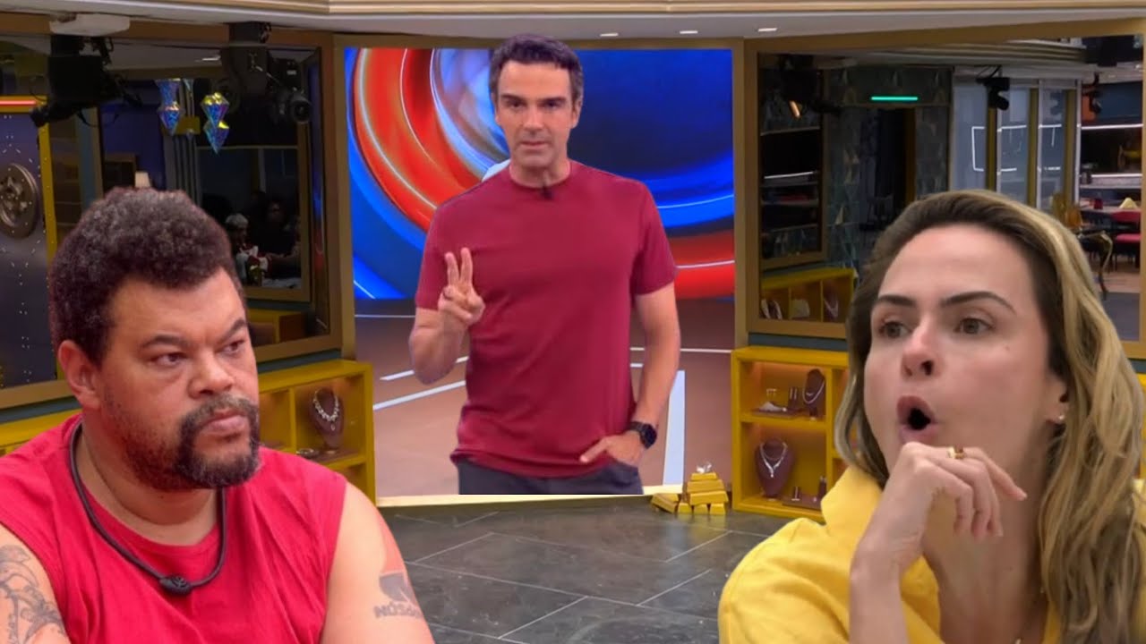 BBB 26: EXPULSÃO TADEU APARECE E MANDA BABU RETIRAR DA CASA APOS INFRINGIR AS REGRAS DO PROGRAMA