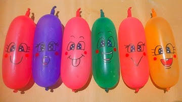 Satisfying asmr slime with funny balloons #45