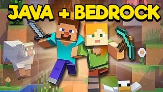 TheMisterEpic on X: Now that bedrock edition is displayed in the minecraft  launcher as well, some people have noticed that Minecraft Java still has  the words Java Edition below it, whereas bedrock