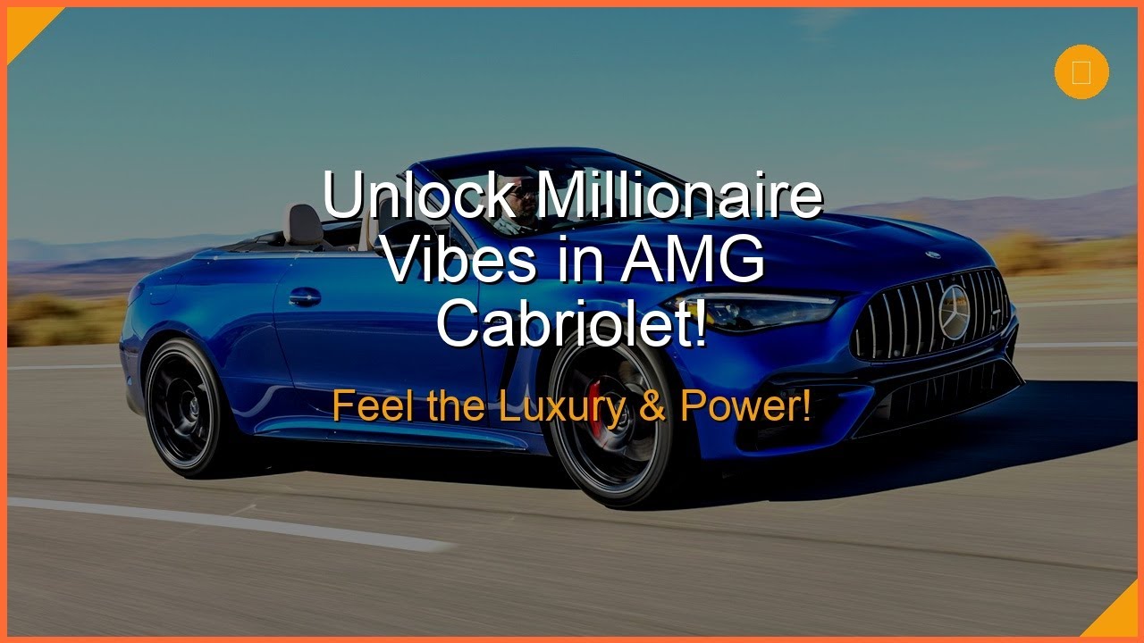 Feel Like a Millionaire in the 2025 Mercedes-AMG CLE53!