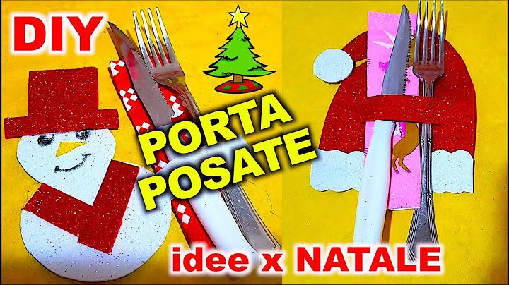 Portaposate natalizi fai da te con tovaglioli