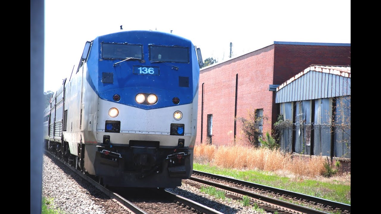 Amtrak 90 (136) Fayetteville, N C © 2015 YouTube