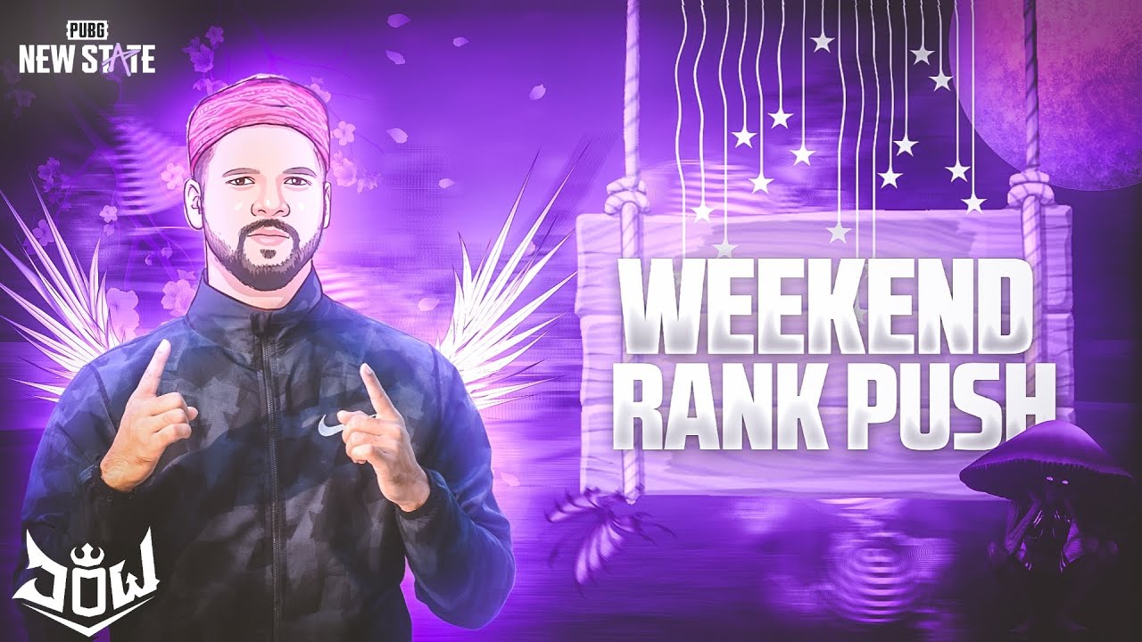 🔴RANK PUSH FIRST INDIAN CONQUEROR🔥PUBG: New State 