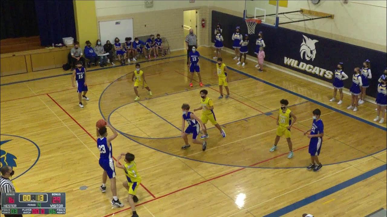 Hester Jr High vs River Grove Royals Boys' Middle School Basketball