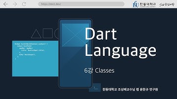 Dart Language 6강. Classes [HGU SW 중심대, 한동대 SW중심대학 사업단]