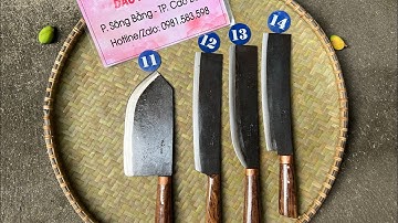 24/04/2023: Dao làm bếp từ nhíp xe, dao tông đa năng | Liên hệ: 0981.583.598