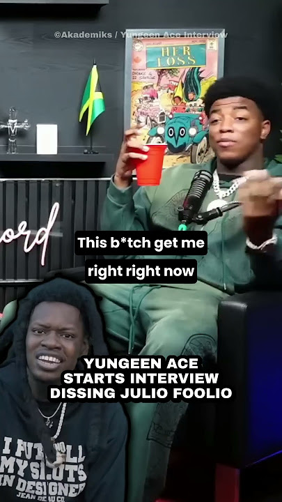 Yungeen Ace Starts Interview Dissing Julio Foolio