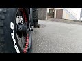 ローアングル20インチ電動アシストファットバイク走行動画