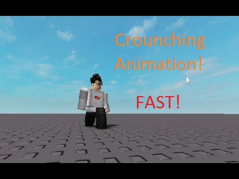 How To Make A Crouch Animation On Roblox Studio Fast Youtube - how to make a crouch script in roblox studio