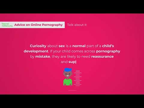 Protect & educate children about online pornography | Internet Matters Instructional Video