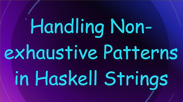 Handling Non-exhaustive Patterns in Haskell Strings