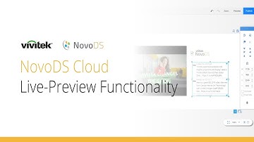 NovoDS Cloud - Live-Preview Functionality