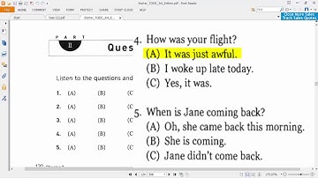 Listening Unit 6 Starter Toeic