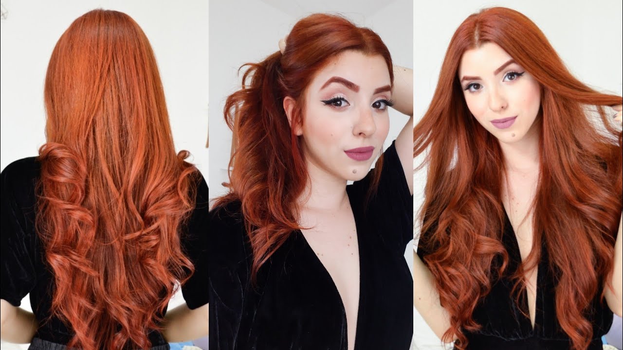 TESTEI O FLAMINGO NO MEU CABELO RUIVO ACOBREADO! | Amanda Oliveira