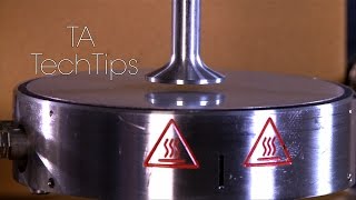 Gap Temperature Compensation Geometry Calibration using a DHR Dhr Geometries