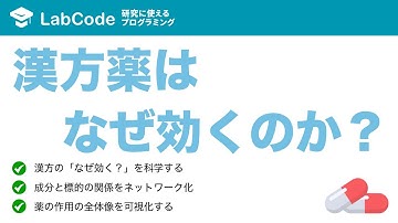 【ネットワーク薬理学#1】漢方薬はなぜ効くのか？漢方薬『黄芩』を例に作用機序の解析フローについて解説