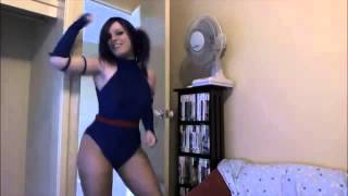 Big Titty Psylocke Cosplay Gangnam Style Dance