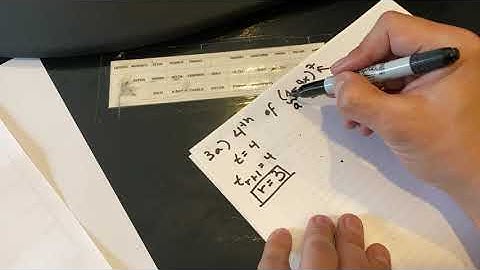 Find the nth term of binomial expansion.