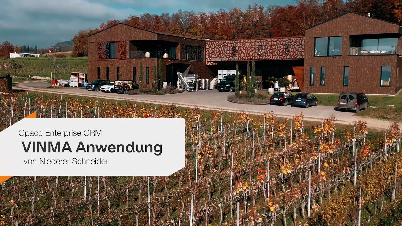 Opacc CRM - VINMA Anwendung von Niederer Schneider