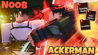 I BECAME LEVI ACKERMAN To Kill The BEAST TITAN For 24HRS in Untitled Attack On Titan!…