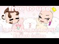 5 free face and outfit export codes{Free to use}•Gacha club