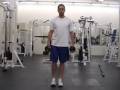 Dumbbell Reverse Crossover Lunge