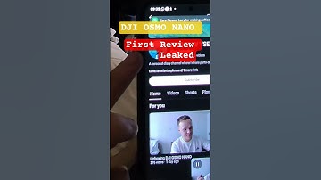 DJI OSMO NANO! First Review LEAKED!