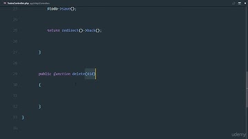 Laravel  tutorial - Deleting data from database