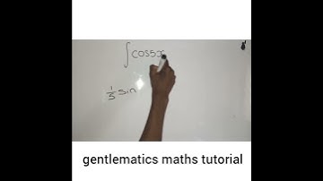 Integration in 10seconds. always remember to add your constant (+C) after solving..