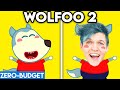 WOLFOO 2 WITH ZERO BUDGET! (Wolfoo *NEW* FUNNY PARODY By LANKYBOX!)