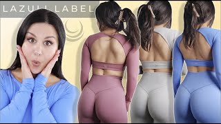 OMG... LAZULI LABEL V-SEAM 2.0 LEGGINGS TRY ON HAUL REVIEW #activewear