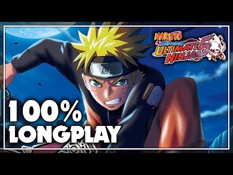 Naruto Shippuden: Ultimate Ninja 5 - Story 100% - Full Game Walkthrough /  Longplay (PS2) 1080p 60fps 