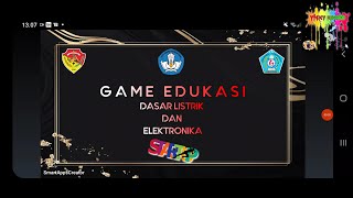 Game Edukasi Dasar Listrik dan Elektronika menggunakan Smart Apps Creator 3 by. Vicky Koroh screenshot 1