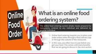Why online food ordering system is a must for restaurant