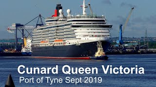 Cunard queen victoria in the port of ...
